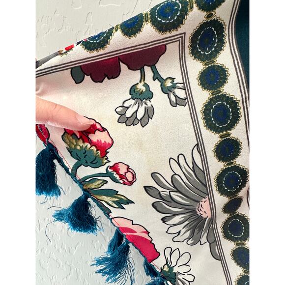 ANTHROPOLOGIE | Vanessa Virginia Tassel Patchwork Peasant Dress | Size XS - Picture 9 of 9